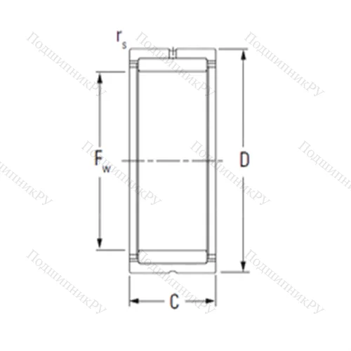 Подшипник игольчатый радиальный RNA 49/14R