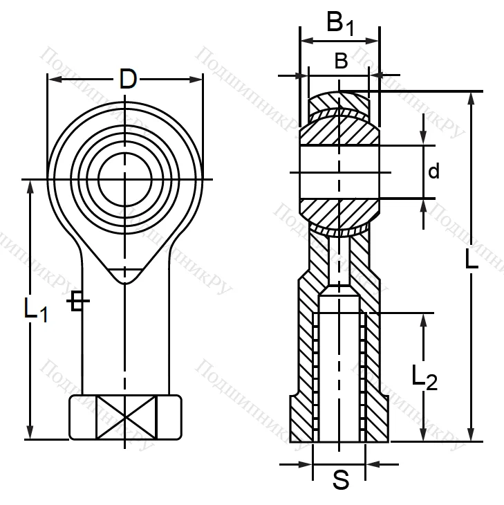 Шарнирная головка PHS 6 L в Нижнем Тагиле