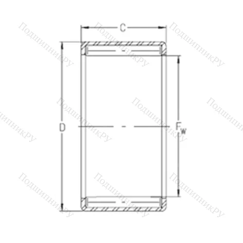 Подшипник игольчатый радиальный