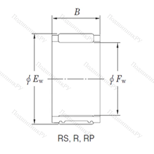 Подшипник игольчатый радиальный 58R 6526 от производителя  KOYO