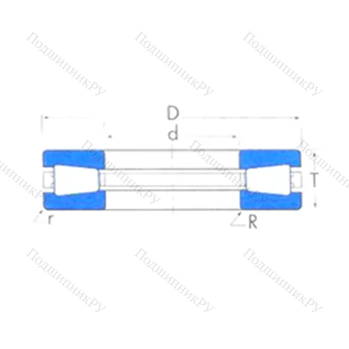 Подшипник роликовый упорный T 200A