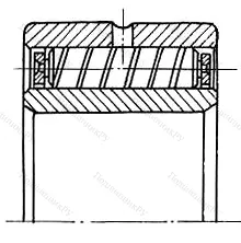 Модификация подшипника 8-5744 размер 220x380x175
