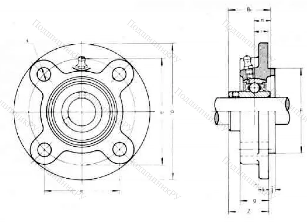 Подшипниковый корпус FC 217 ASAHI в Нижнем Тагиле