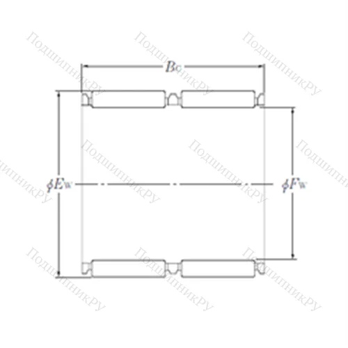 Подшипник игольчатый радиальный K 36?42?46ZW от производителя  NTN Подшипник игольчатый радиальный K 36?42?46ZW от производителя  NTN