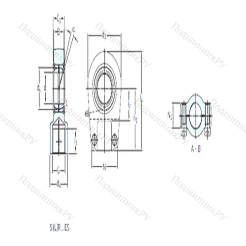 Подшипник скольжения сферический SILR 120 ES от производителя  SKF Подшипник скольжения сферический SILR 120 ES от производителя  SKF