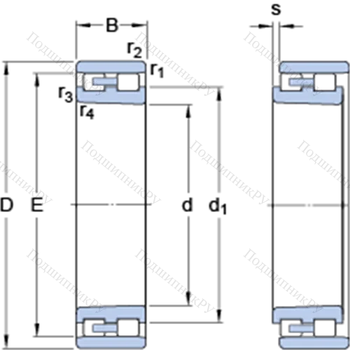 Прецизионные двухрядные цилиндрические роликоподшипники NN 3007 K/SP от производителя  SKF Прецизионные двухрядные цилиндрические роликоподшипники NN 3007 K/SP от производителя  SKF