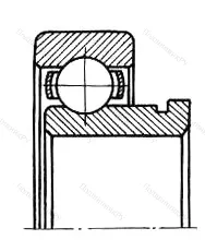Модификация подшипника 5-690069 размер 9x26x41952 от производителя  ГПЗ-31 Модификация подшипника 5-690069 размер 9x26x41952 от производителя  ГПЗ-31