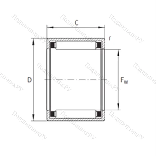 Подшипник игольчатый радиальный