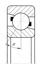 Модификация подшипника 111220 размер 100x180x34 ГОСТ 520-89