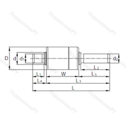 Подшипник комбинированный RW 357004 от производителя  KBC