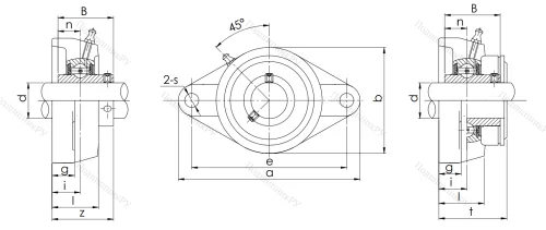 Подшипниковый узел UCFL 210 в Нижнем Тагиле