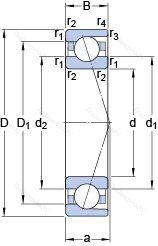 Подшипник 7032 CD/P 4A в Нижнем Тагиле