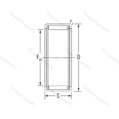Подшипник игольчатый радиальный F-94632 от производителя  INA Подшипник игольчатый радиальный F-94632 от производителя  INA