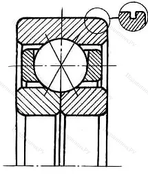 Подшипник  1176936 размер 180x250x33