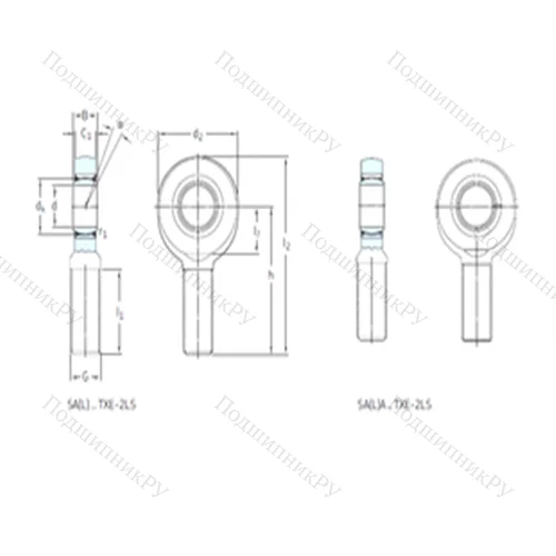 Подшипник скольжения сферический SA 40TXE-2LS