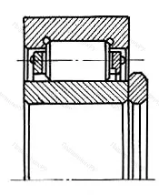 Модификация подшипника 180607 размер 35x80x31 ГОСТ 520-89 от производителя  ГПЗ-1
