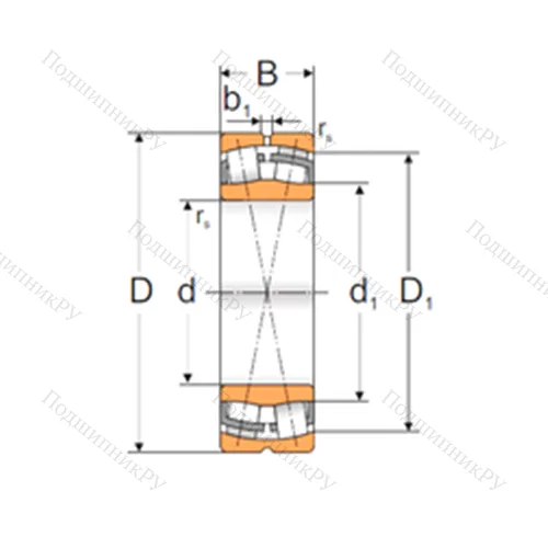 Подшипник роликовый радиальный самоцентрирующийся 22319 W 33