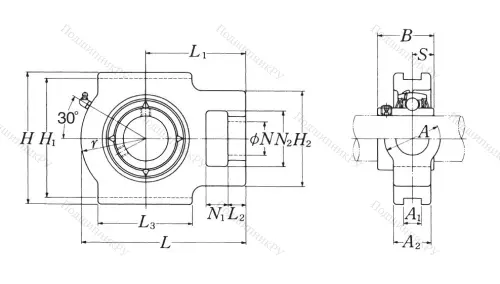 Подшипниковый узел UCT 209 D 1 NSK в Нижнем Тагиле Подшипниковый узел UCT 209 D 1 NSK в Нижнем Тагиле