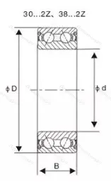 Двухрядный шариковый подшипник