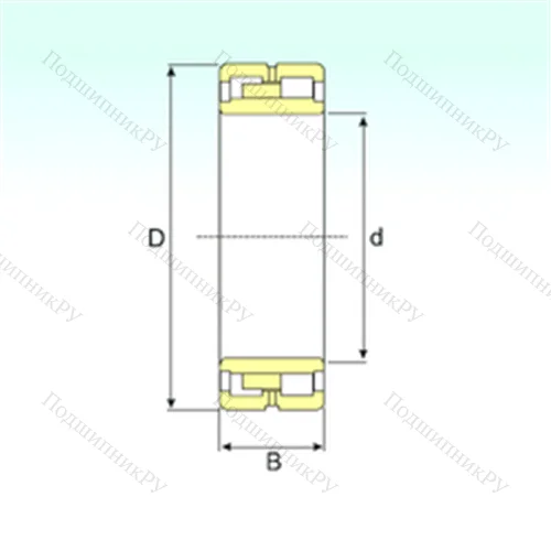 Подшипник роликовый радиальный NNU 49/670 SPW 33X от производителя  ISB Подшипник роликовый радиальный NNU 49/670 SPW 33X от производителя  ISB
