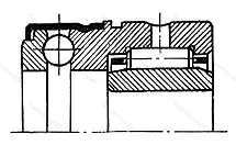 Подшипник NX 12Z+IR 8X 12X 10 размер 8x21x18
