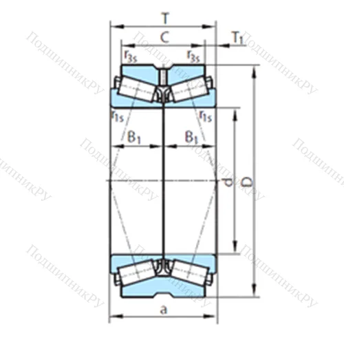 Подшипник роликовый радиально-упорный PSL 611-310