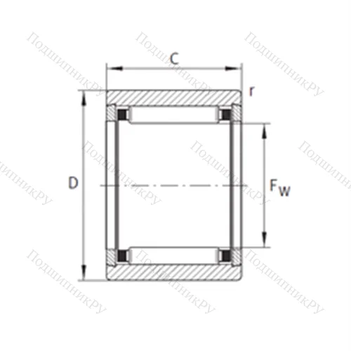 Подшипник игольчатый радиальный