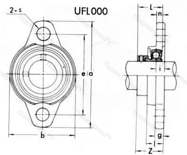 Подшипниковый узел UFL 006 (ASAHI) в Нижнем Тагиле