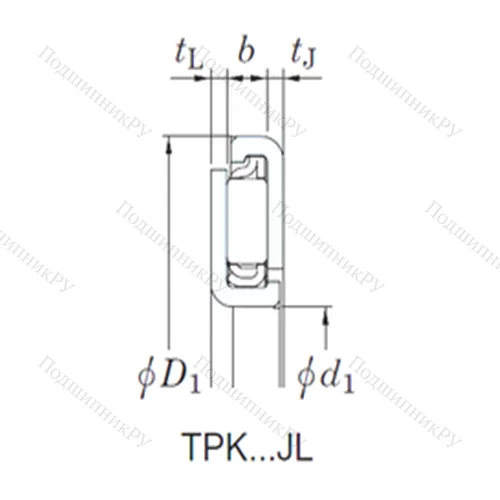 Подшипник игольчатый упорный