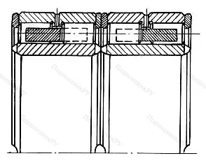 Модификация подшипника 36-262744ХМУ2 размер 220x340x218 от производителя  ГПЗ-9