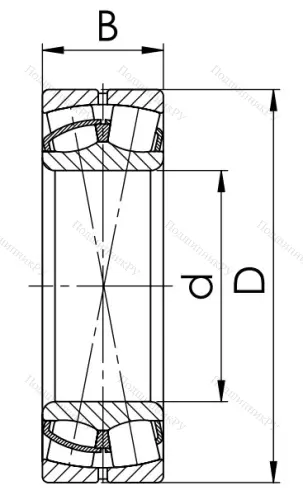 Сферический роликовый подшипник 53514 АН (22214 CCW 33) в Нижнем Тагиле