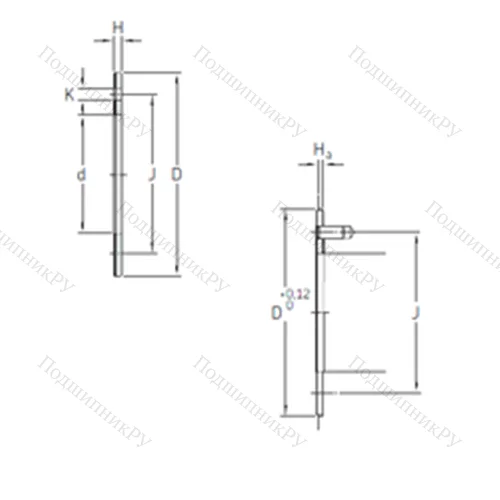 Подшипник скольжения PCMW 527802 E