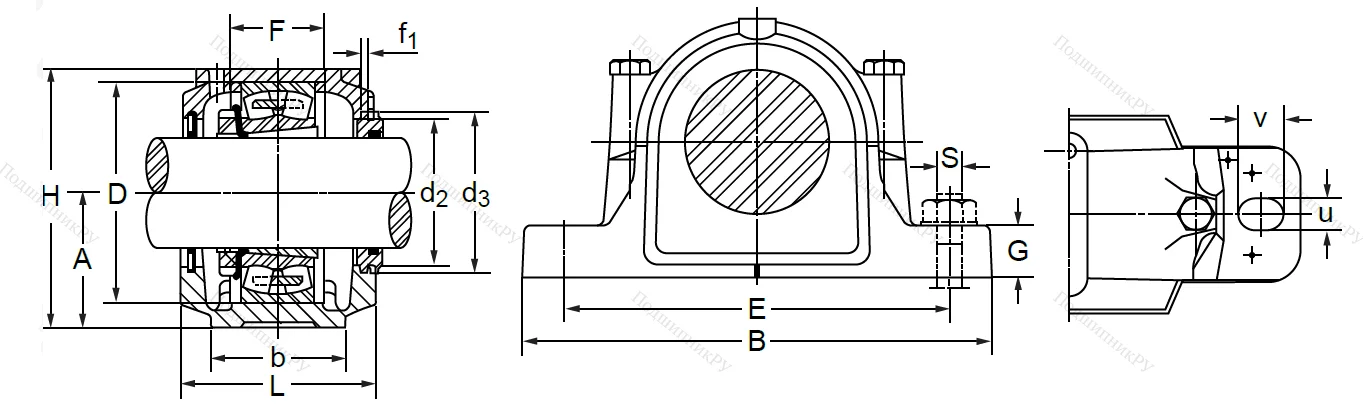 Подшипниковый корпус SNL 515 TG (SNK 515-612) в Нижнем Тагиле
