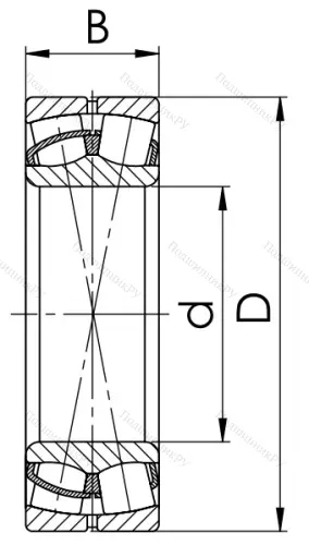 Сферический роликовый подшипник 53618 Н (22318 CW 33) в Нижнем Тагиле