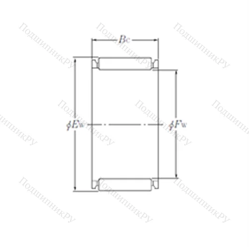 Подшипник игольчатый радиальный K 40?48?20 от производителя  NTN Подшипник игольчатый радиальный K 40?48?20 от производителя  NTN