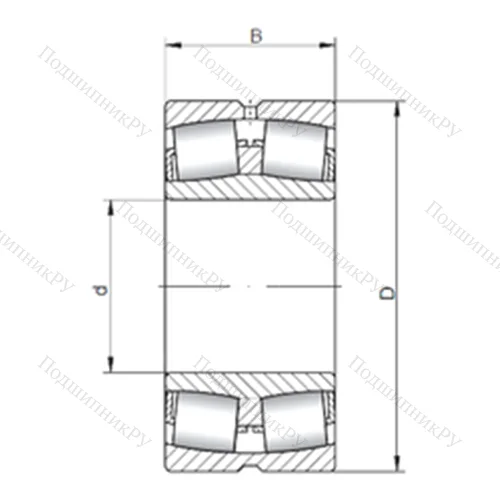 Подшипник роликовый радиальный самоцентрирующийся 230/850 CW 33 от производителя  CX