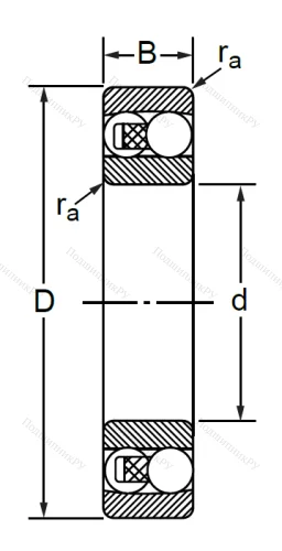 Двухрядный шариковый подшипник 1203 в Нижнем Тагиле Двухрядный шариковый подшипник 1203 в Нижнем Тагиле