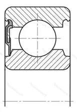 Подшипник  160019 (609-RS) размер 9x24x7