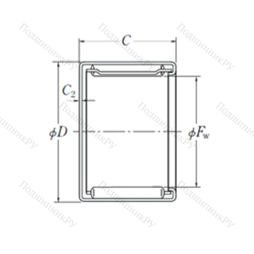 Подшипник игольчатый радиальный MFJH-1010 от производителя  NSK