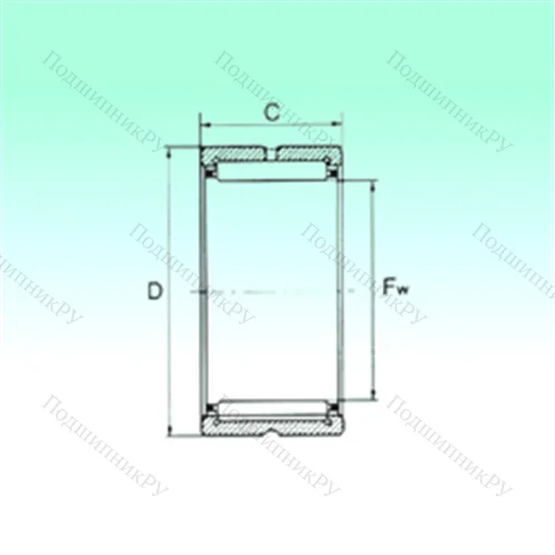 Подшипник игольчатый радиальный NK 29/30 от производителя  NBS Подшипник игольчатый радиальный NK 29/30 от производителя  NBS