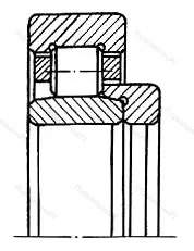 Подшипник  52618 (NU 2318+HJ 2318) 