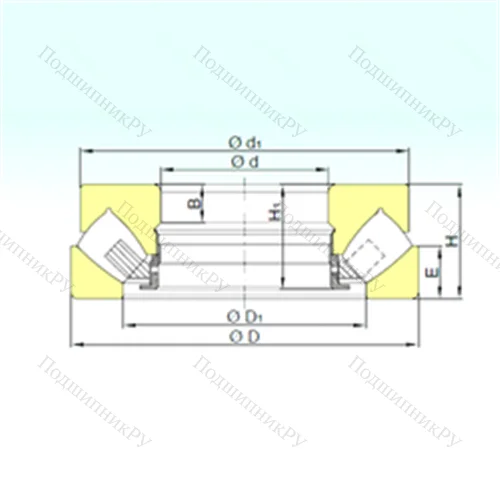 Подшипник роликовый упорно-радиальный 292/950 M