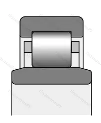 Подшипник N 210MB размер 50x90x20 от производителя  SKF Подшипник N 210MB размер 50x90x20 от производителя  SKF