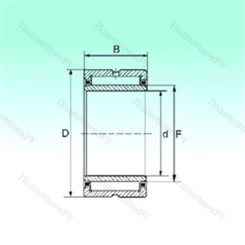 Подшипник игольчатый радиальный NA 4907 от производителя  NBS Подшипник игольчатый радиальный NA 4907 от производителя  NBS