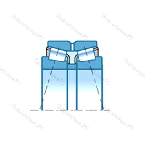 Подшипник роликовый радиально-упорный 4T-593/592D+A от производителя  NTN Подшипник роликовый радиально-упорный 4T-593/592D+A от производителя  NTN