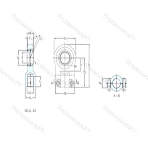 Подшипник скольжения сферический SIQG 16ES