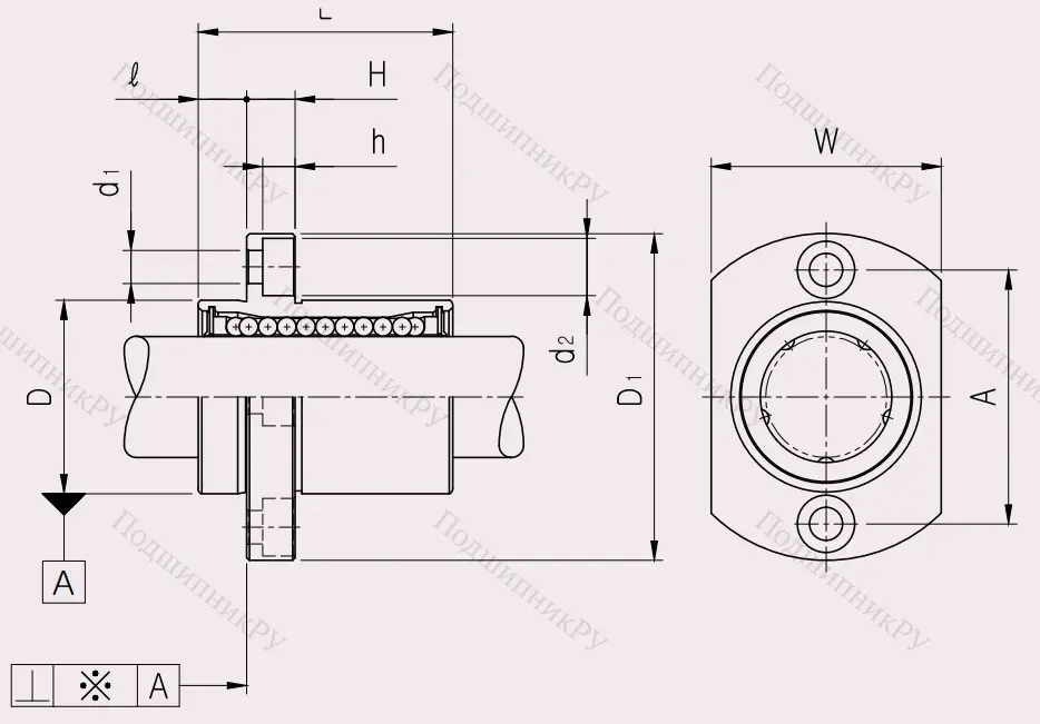 Подшипник LMH 6 UU в Нижнем Тагиле