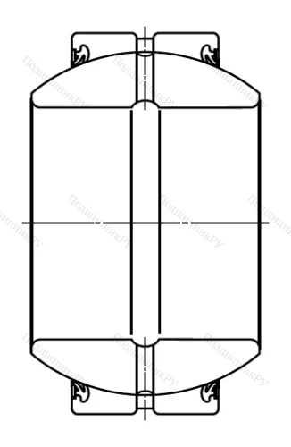 Шарнирный подшипник GE 140 ES 2RS в Нижнем Тагиле