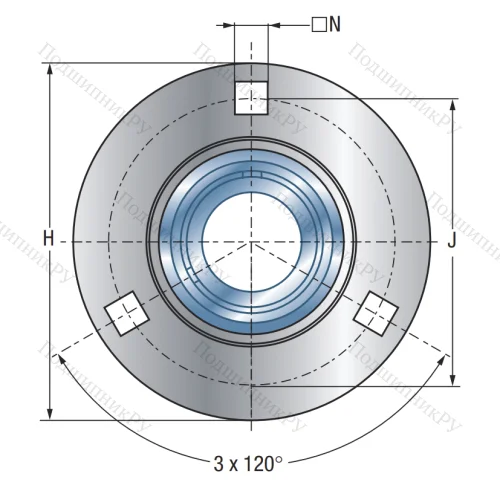 Подшипниковый корпус  PF 205 в Нижнем Тагиле