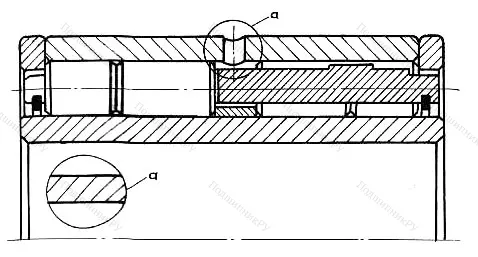 Модификация подшипника 8-442817 размер 85x145x102